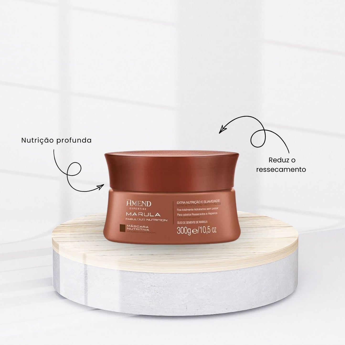 Kit Amend Marula Nutrition Shampoo Mascara Nutrição