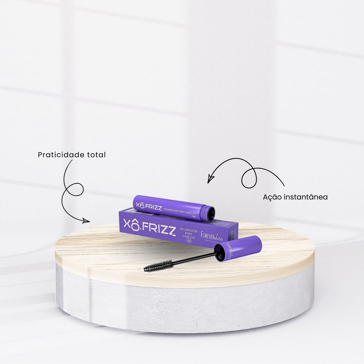 Forever Liss Xô Frizz Delineador para Cabelos 10 g