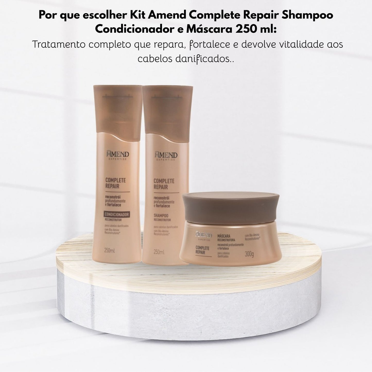 Kit Amend Complete Repair Shampoo Condicionador Mascara
