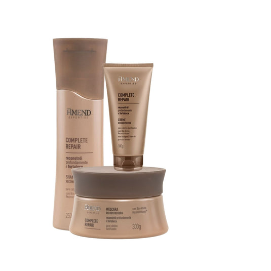 Kit Amend Complete Repair Shampoo Condicionador Mascara Leave-in