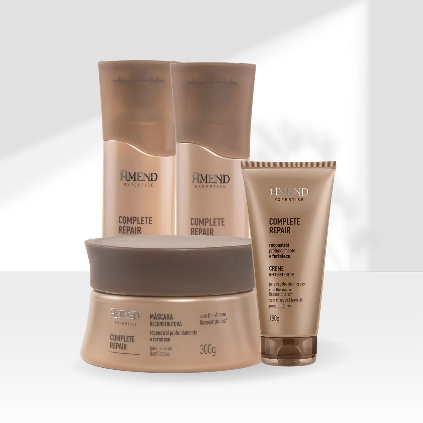 Kit Amend Complete Repair Shampoo Condicionador Mascara Leave-in