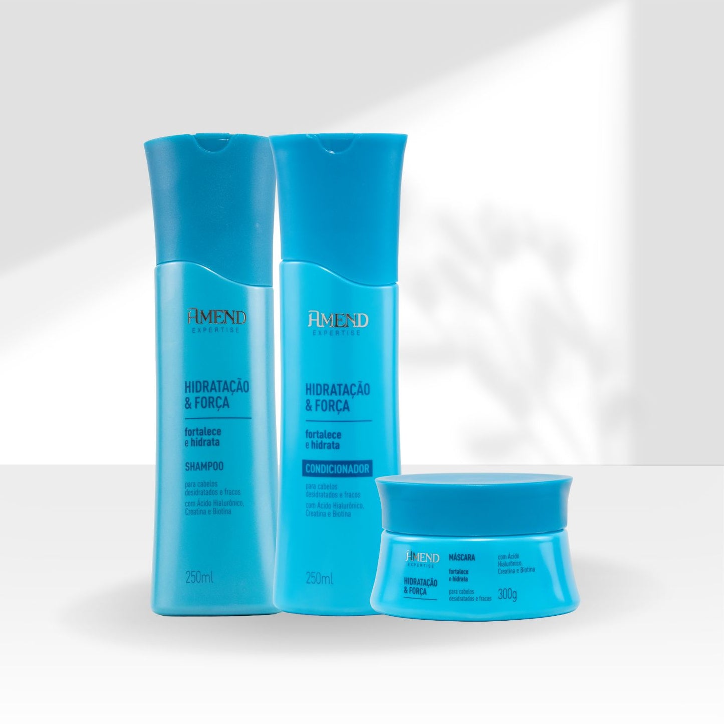 Kit Amend Hidratacao Forca Shampoo Condicionador Mascara