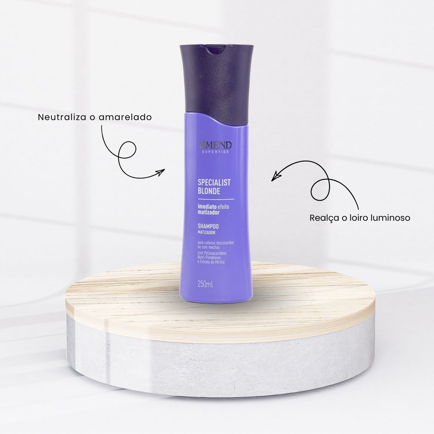 Kit Amend Specialist Blonde Shampoo Condicionador Mascara