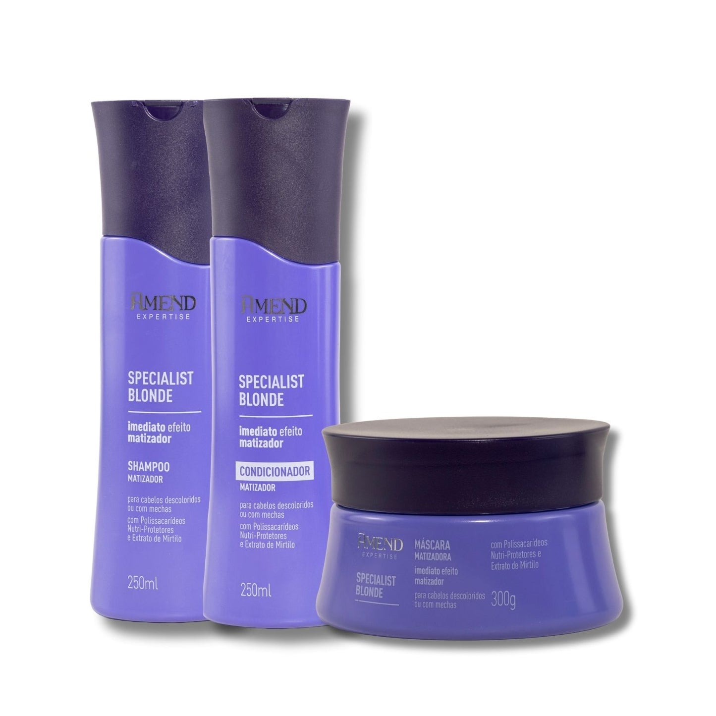 Kit Amend Specialist Blonde Shampoo Condicionador Mascara
