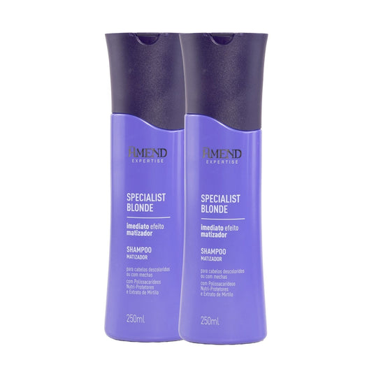 Kit Amend Specialist Blonde Matização 2 Shampoo 250 ml