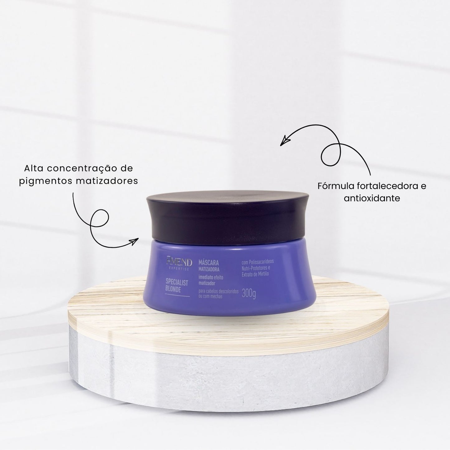 Kit Amend Specialist Blonde Matização 2 Mascaras 300 g