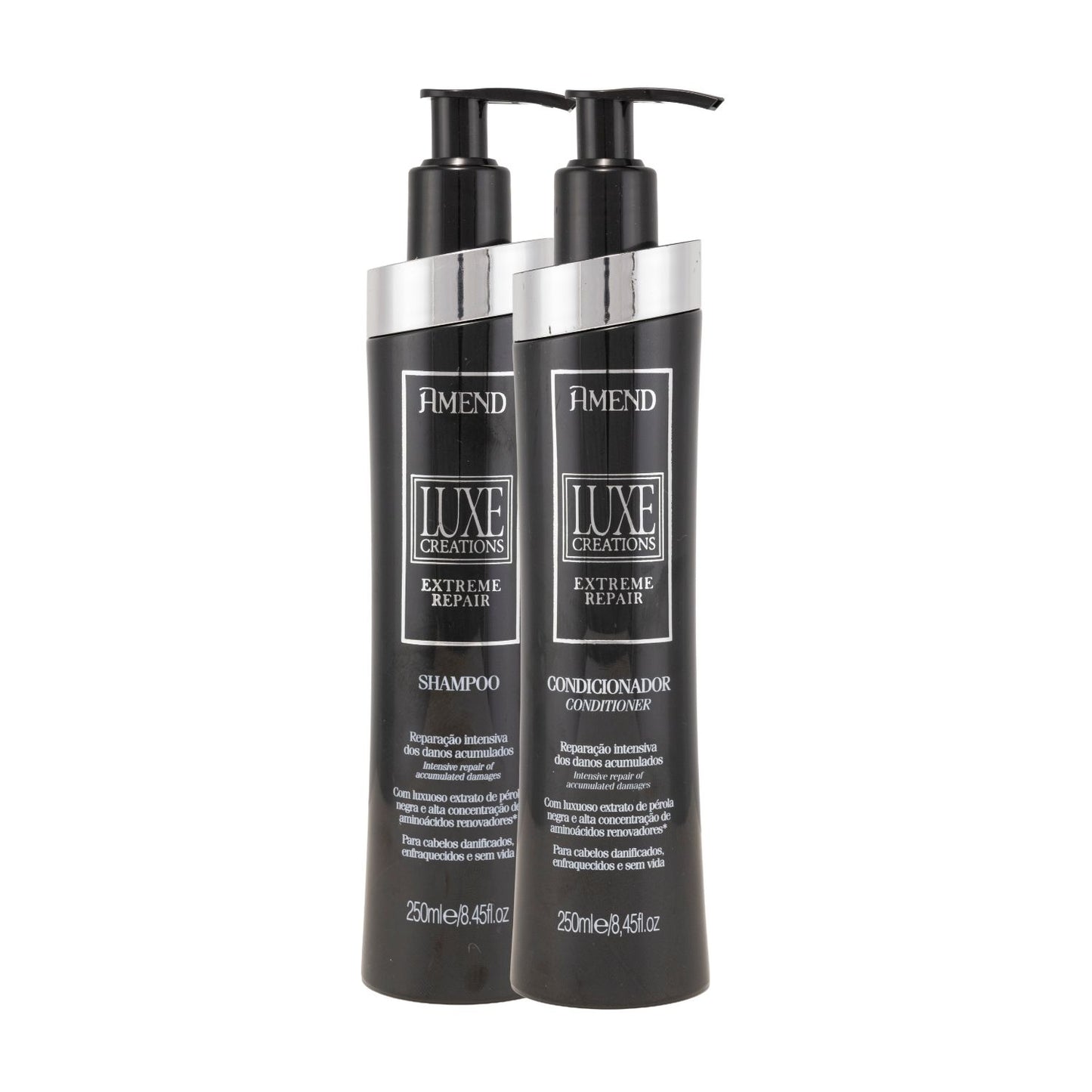 Kit Amend Luxe Creations Hidratação Shampoo Condicionador 250 ml