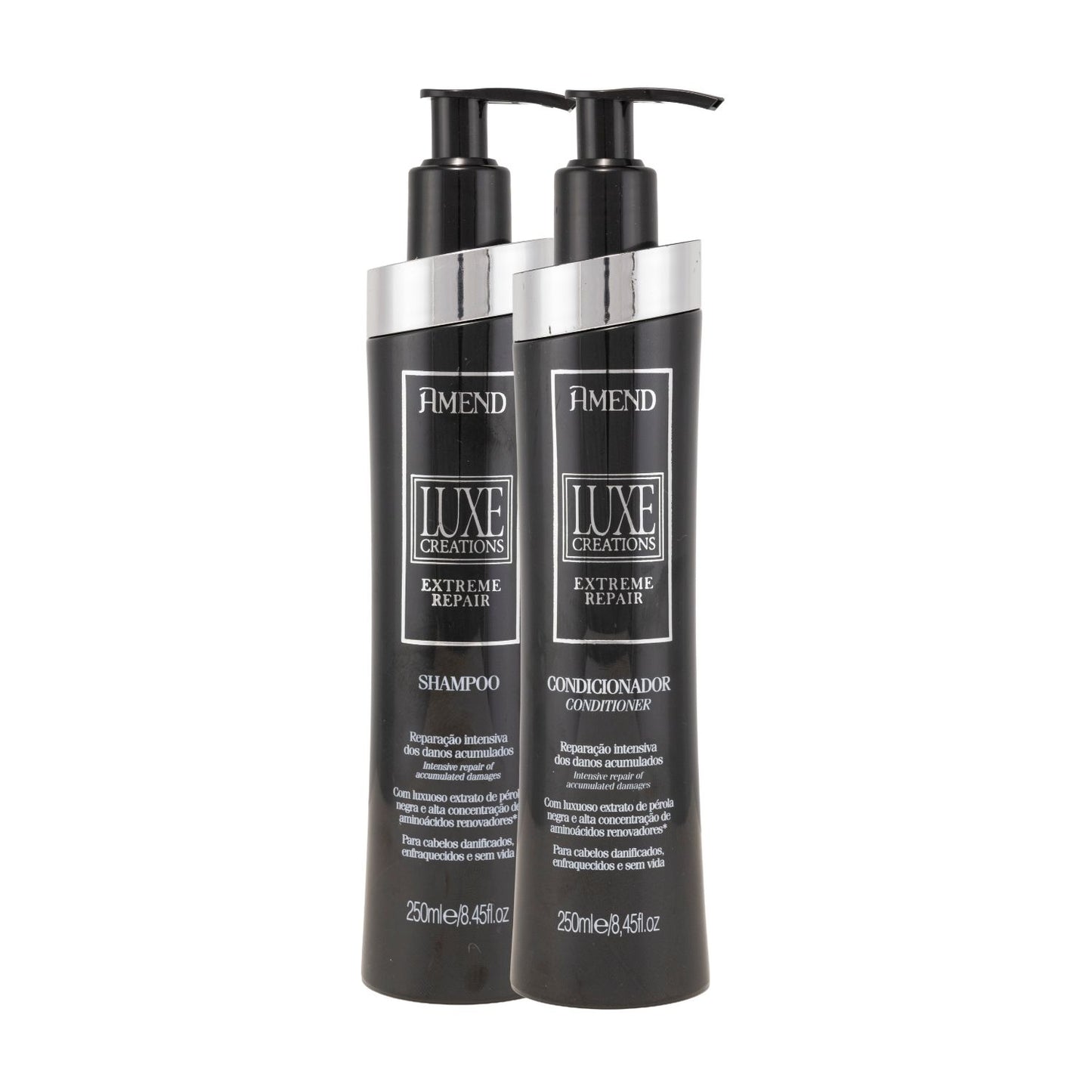 Kit Amend Luxe Creations Hidratação Shampoo Condicionador 250 ml