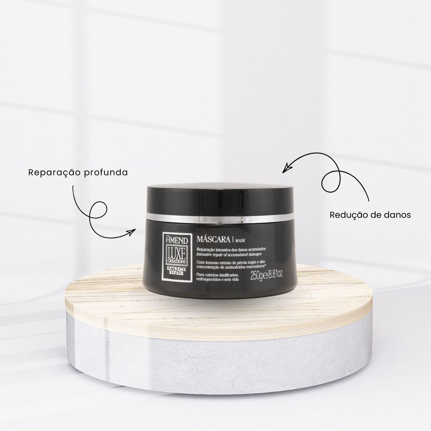 Kit Shampoo Mascara Amend Luxe Creations Hidratação