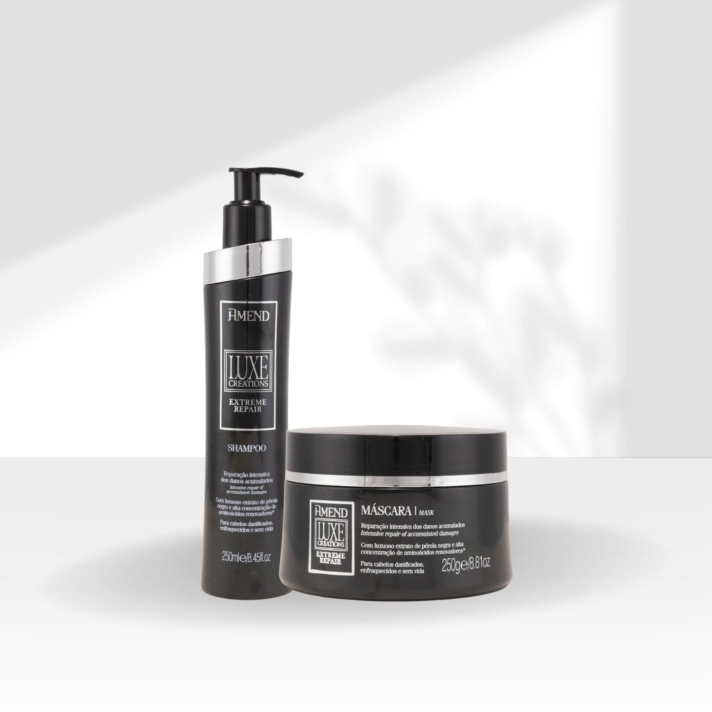 Kit Shampoo Mascara Amend Luxe Creations Hidratação