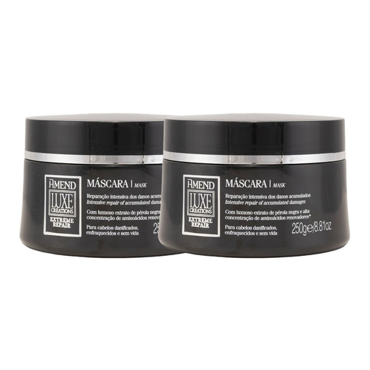 Kit Amend Luxe Creations Hidratação 2 Mascaras 250 g