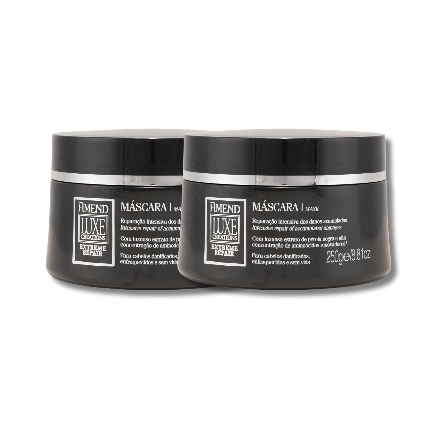 Kit Amend Luxe Creations Hidratação 2 Mascaras 250 g