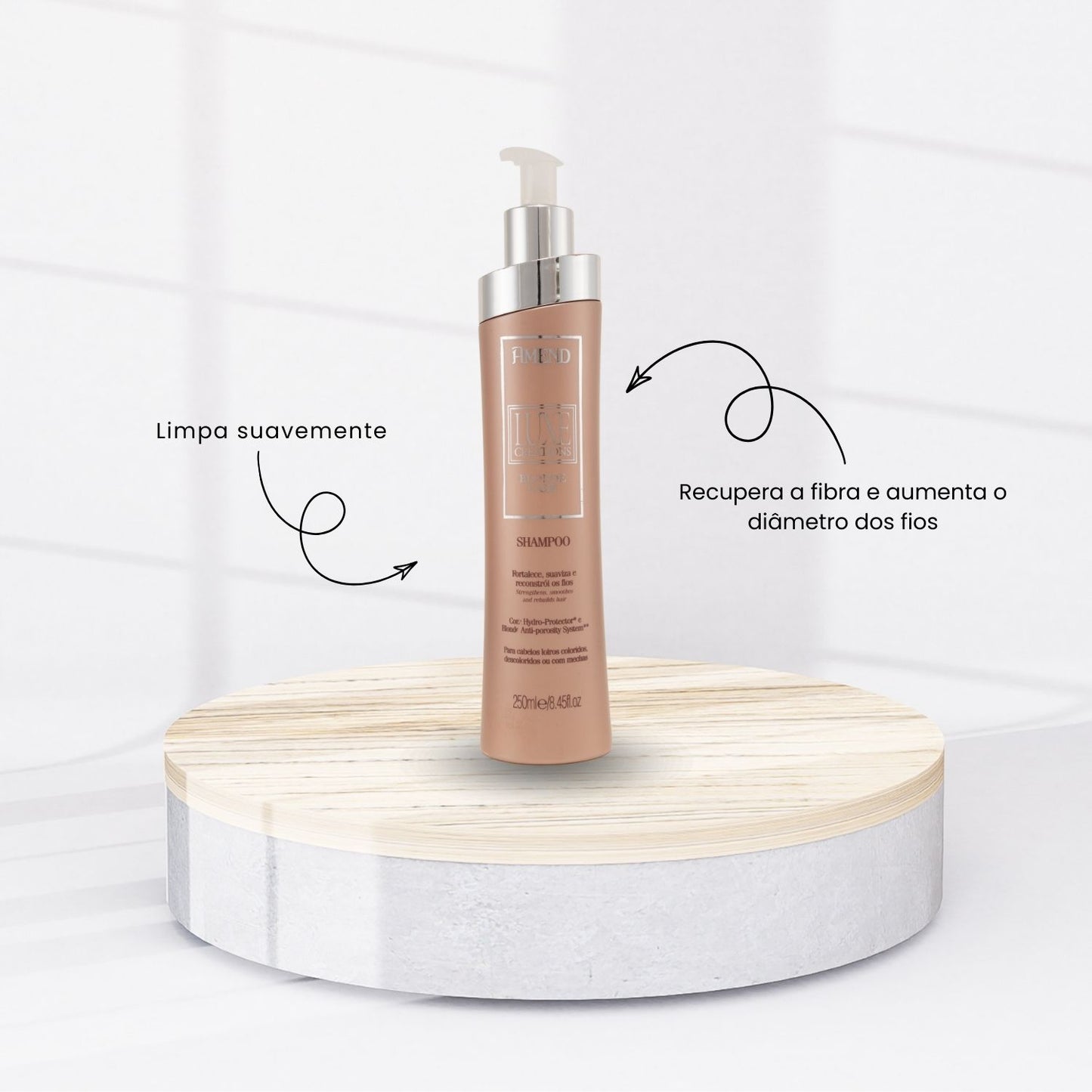 Kit Amend Luxe Creations Blonde Care Shampoo Condicionador 250 ml