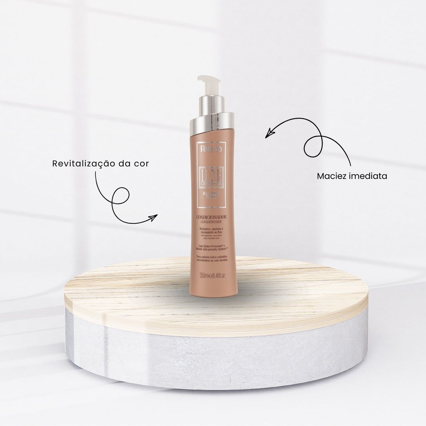 Kit Amend Luxe Creations Blonde Care Shampoo Condicionador 250 ml