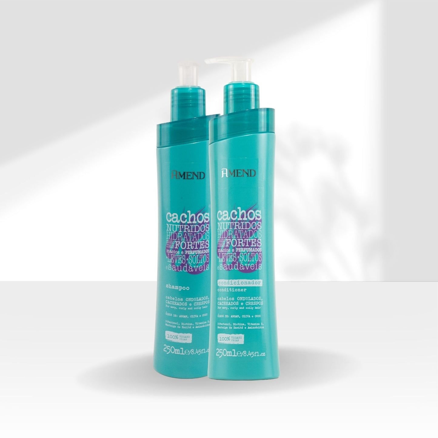 Kit Amend Cachos Nutridos Shampoo Condicionador 250 ml