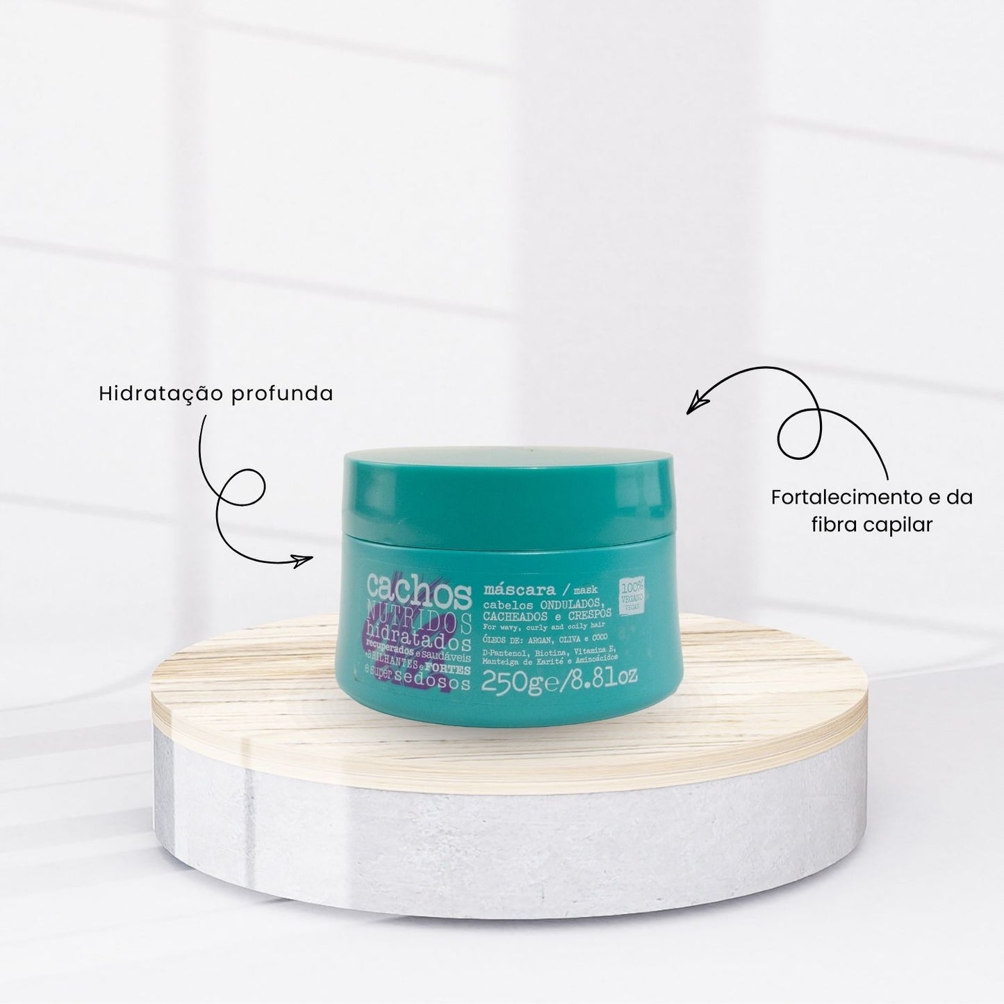 Kit Shampoo Condicionador Mascara Amend Cachos Nutridos