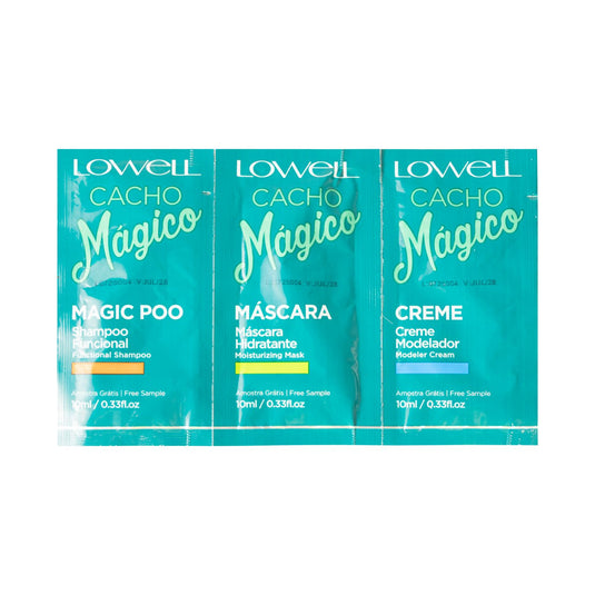 🎁 Brinde Triplo Shampoo Mascara Creme Cacho Magico Brinde 30 ml (100% off)