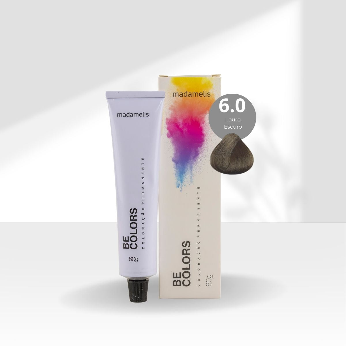 Coloração Madamelis Be Colors Louro Escuro 6.0 60 g