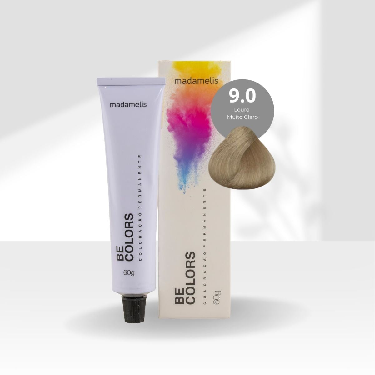 Coloração Madamelis Be Colors Louro Muito Claro 9.0 60 g