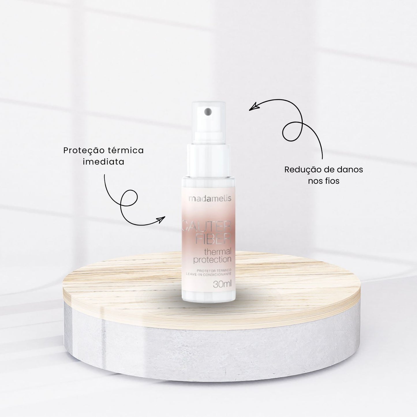 Leave In Madameliss Cauter Fiber Reparacao Capilar 30 g