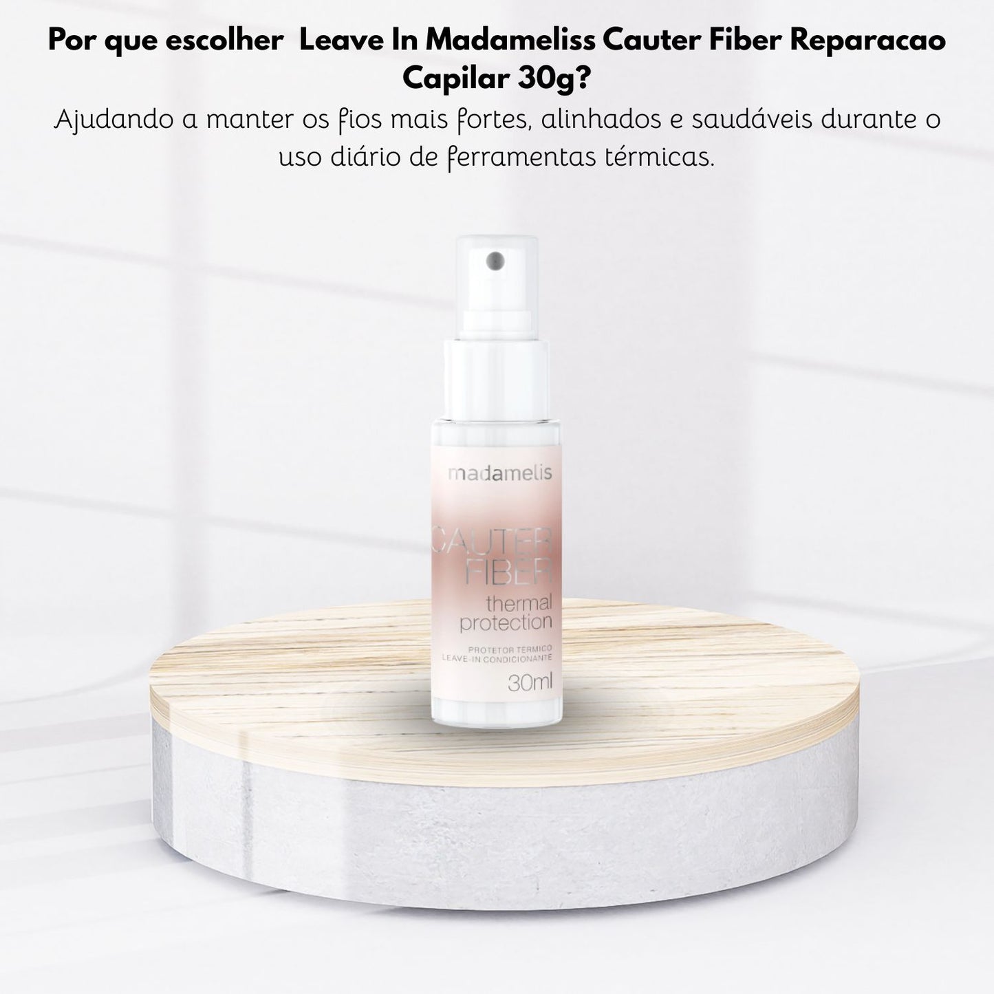 Leave In Madameliss Cauter Fiber Reparacao Capilar 30 g