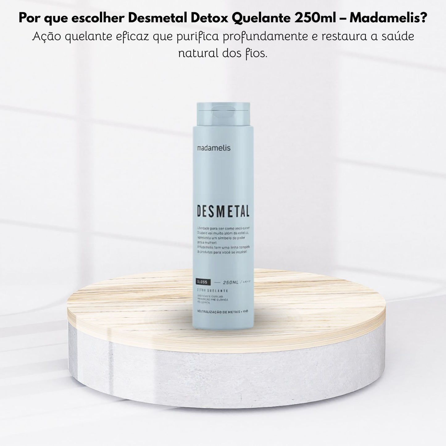 Desmetal Quelante Madamelis Remoção de Metais 250 ml
