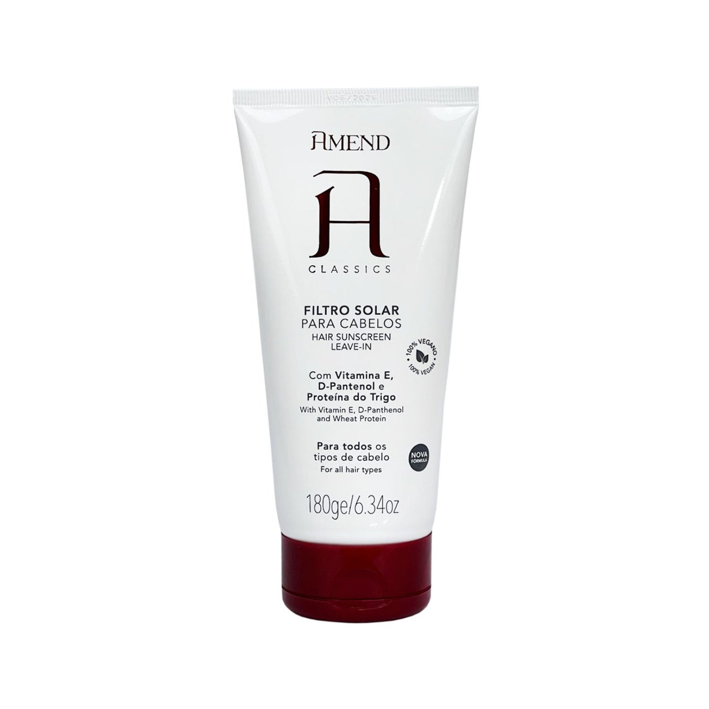 Filtro Solar Capilar Amend Proteção Solar Hidratante cabelos 180 g