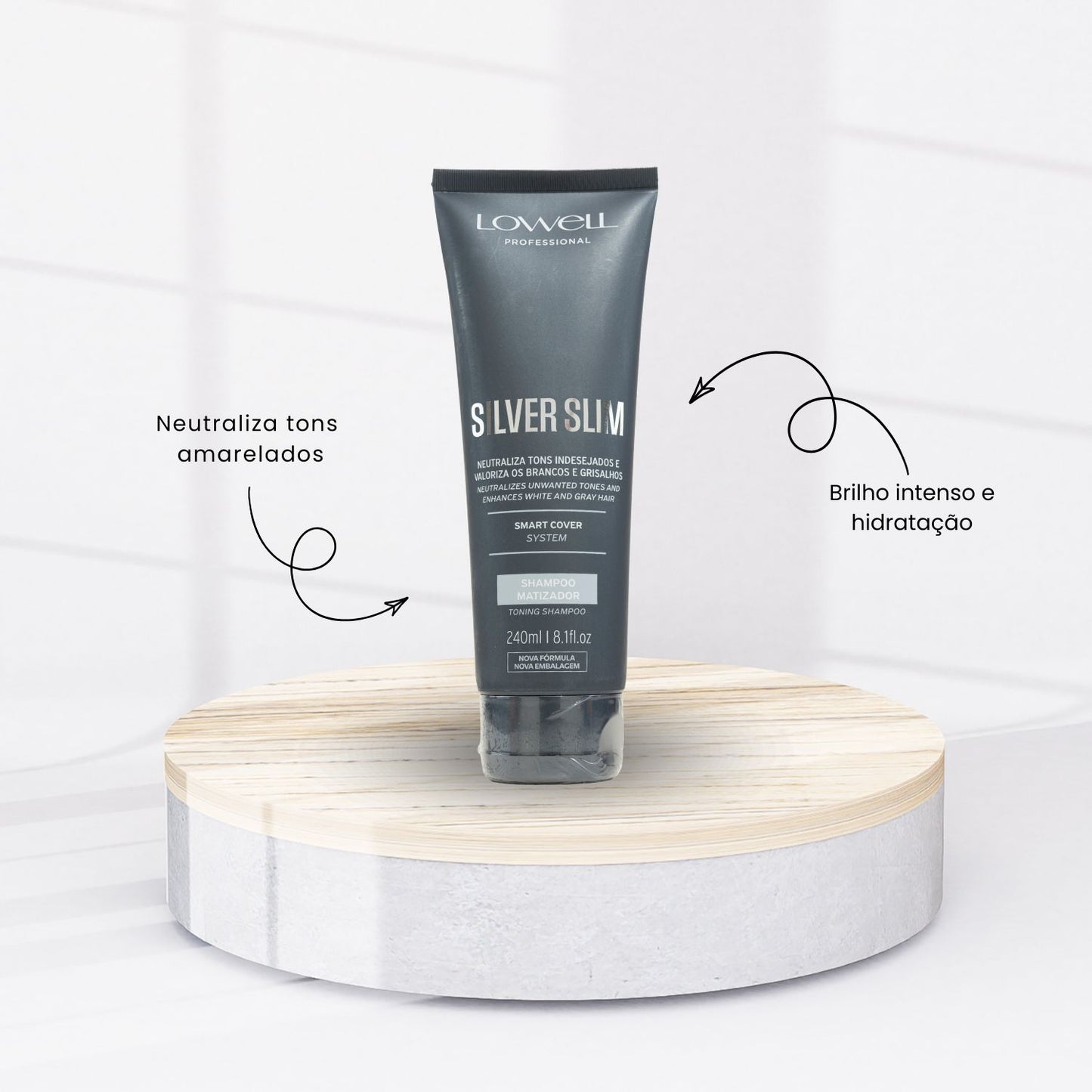 Kit Matizador lowell Silver Slim Neutralizador