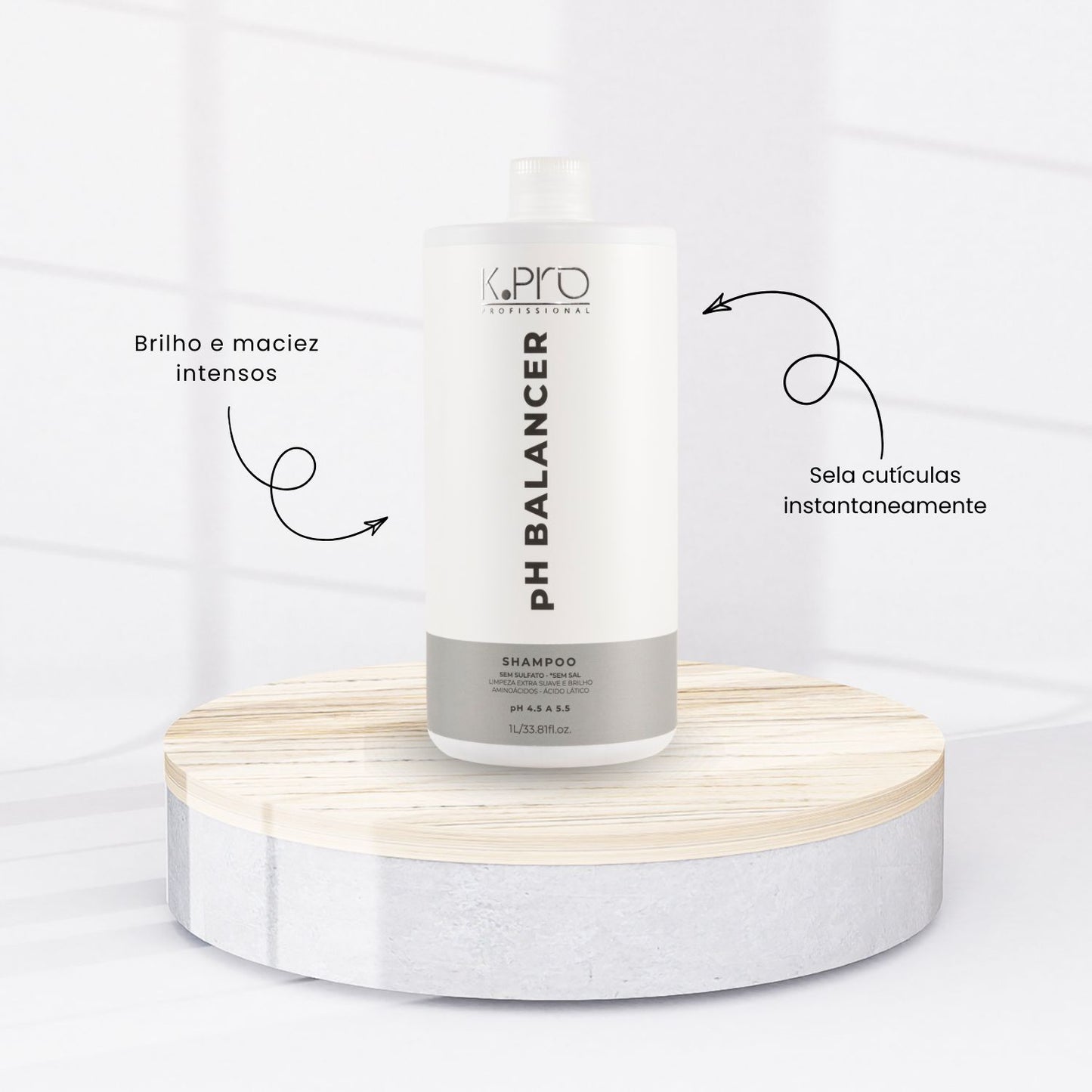 Shampoo K.Pro pH Balancer Limpeza Extra suave 1 L