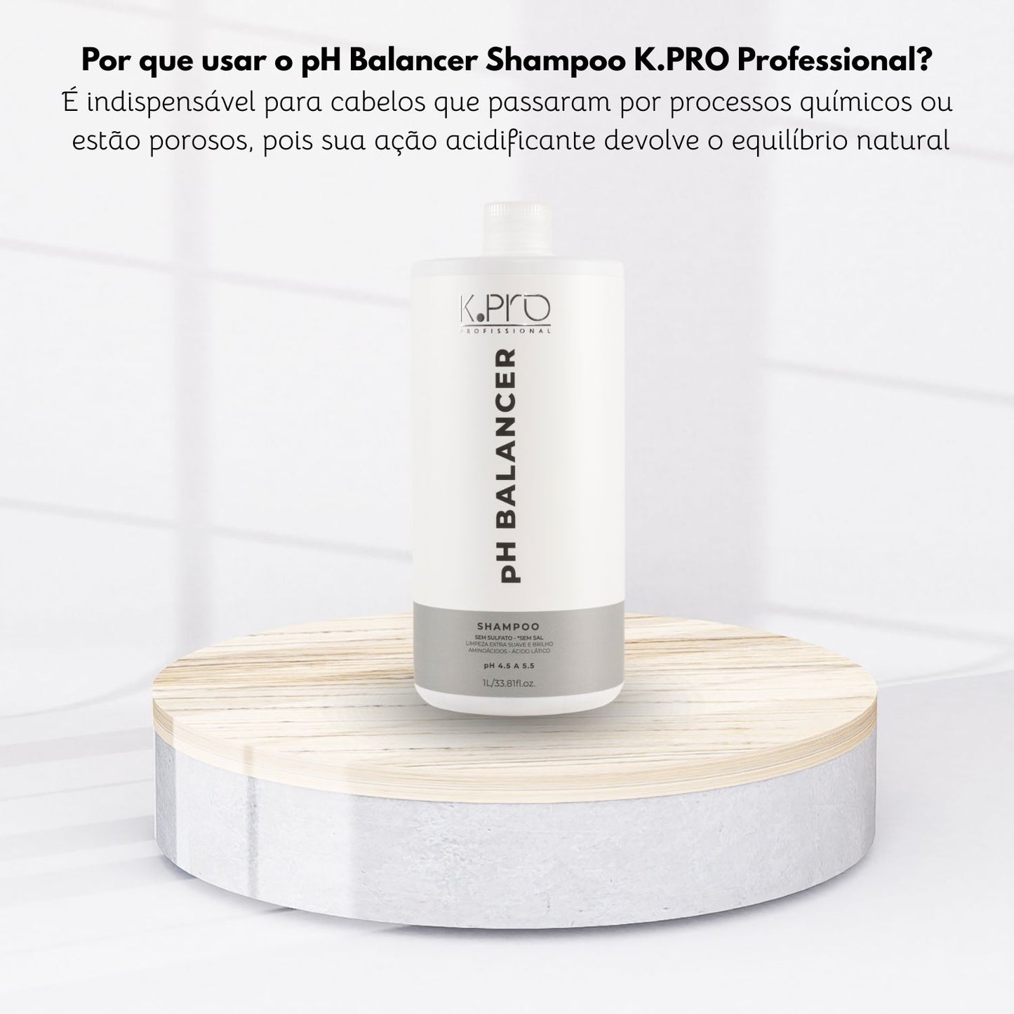 Shampoo K.Pro pH Balancer Limpeza Extra suave 1 L