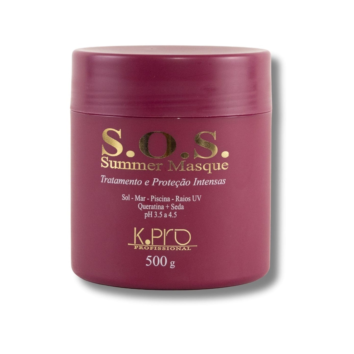 Máscara K Pro S O S Summer Hidratação Pós Sol 500 g