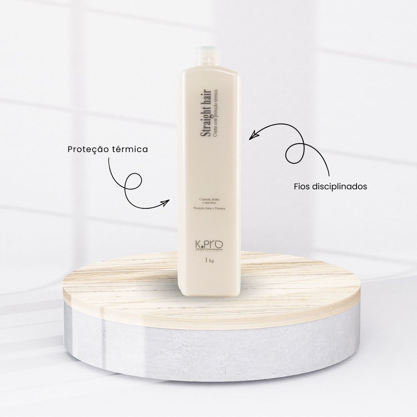 Máscara K Pro Straight Hair Alinhamento Disciplina 1 kg