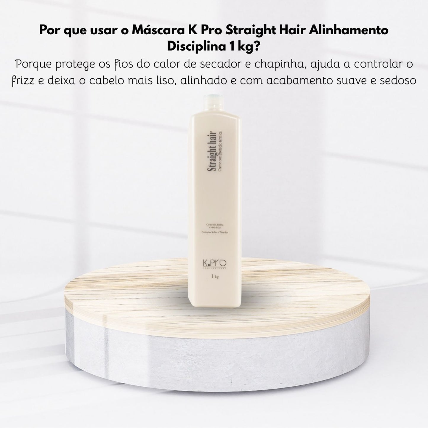 Máscara K Pro Straight Hair Alinhamento Disciplina 1 kg