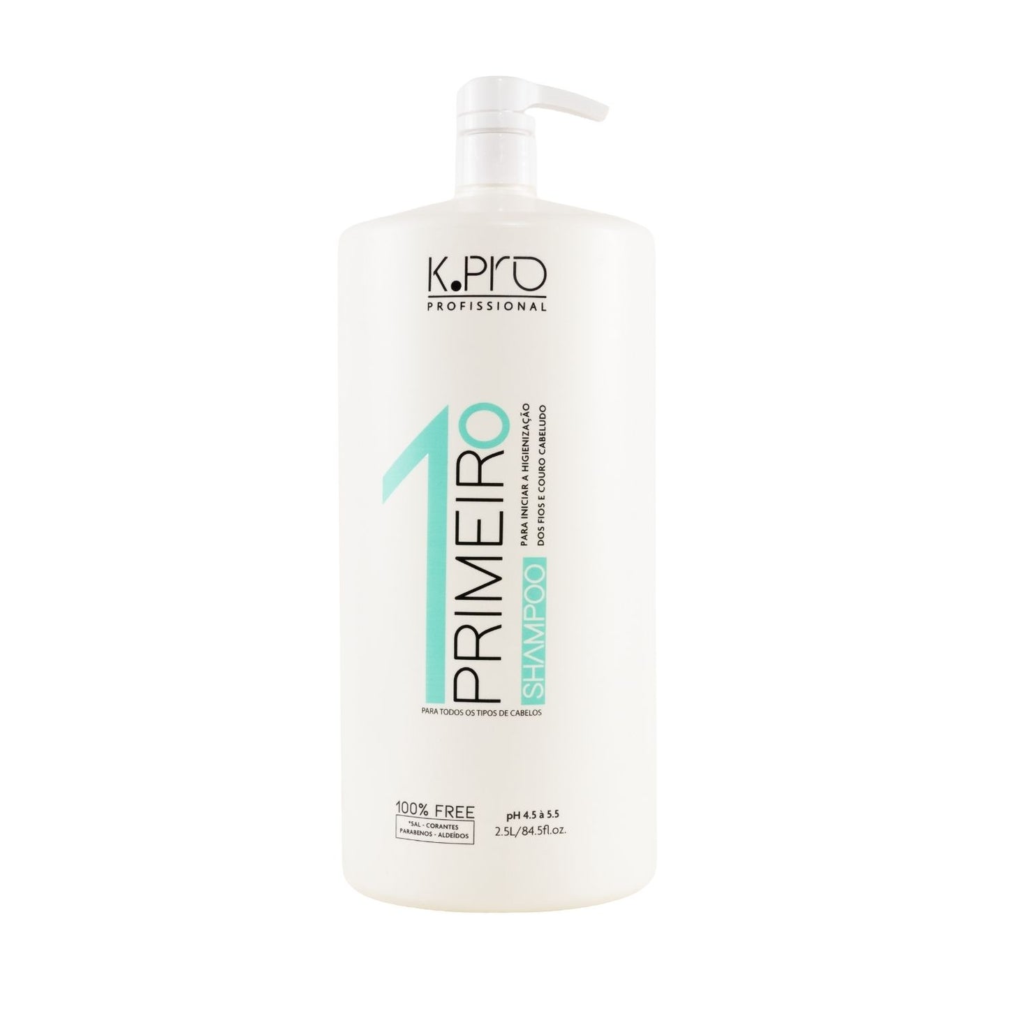 Shampoo K Pro Primeiro Limpeza Profunda Preparação Química 2,5 L