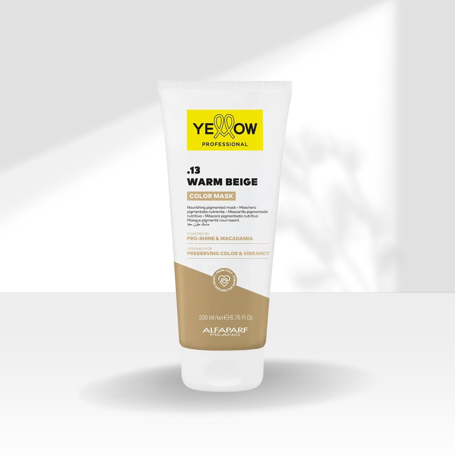 Máscara Yellow Color Mask .13 Warm Beige Neutralização Tonalizante 200 ml