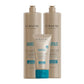 Kit Shampoo Condicionador Leave In Lowell Mirtilo Equilíbrio (3 Produtos)
