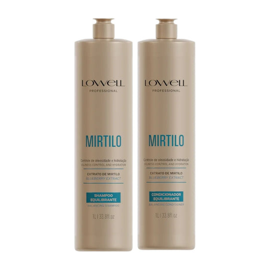 Kit Shampoo Condicionador Lowell Mirtilo Equilíbrio Salon Duo