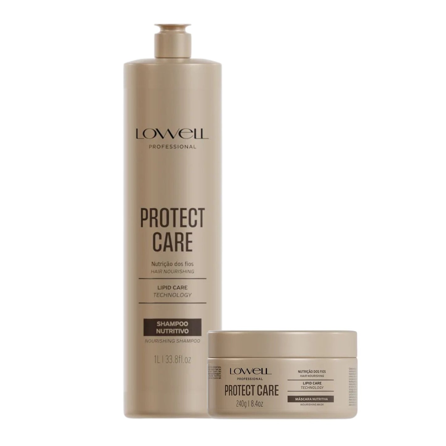 Kit Shampoo Máscara Lowell Protect Care Salon duo