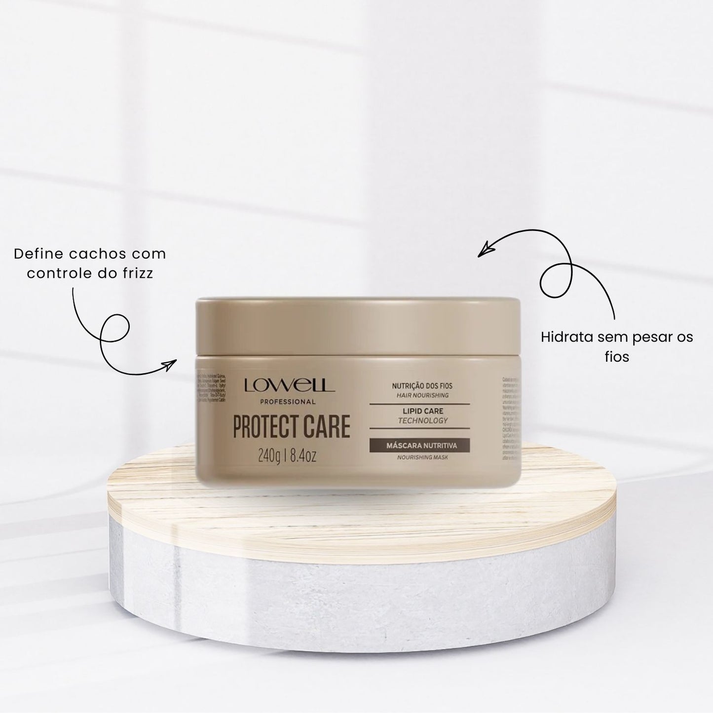 Kit Shampoo Máscara Lowell Protect Care Salon duo