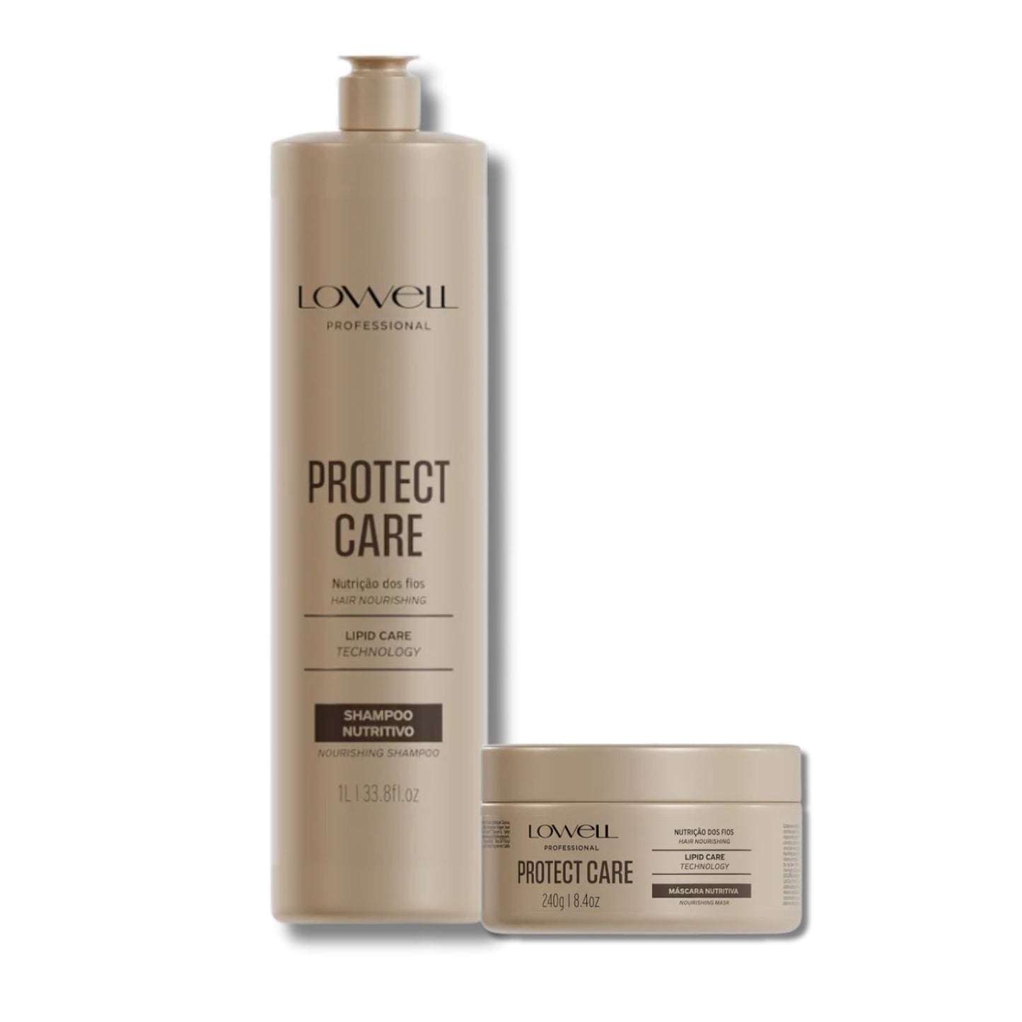 Kit Shampoo Máscara Lowell Protect Care Salon duo