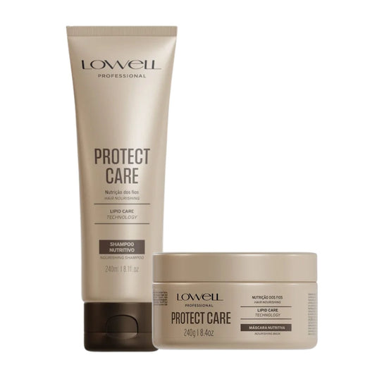 Kit Shampoo Máscara Lowell Protect Care Tratamento Diário Home care