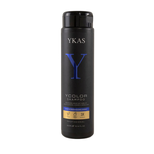 Shampoo Desamarelador YKAS YColor Cabelos Loiros 300 ml