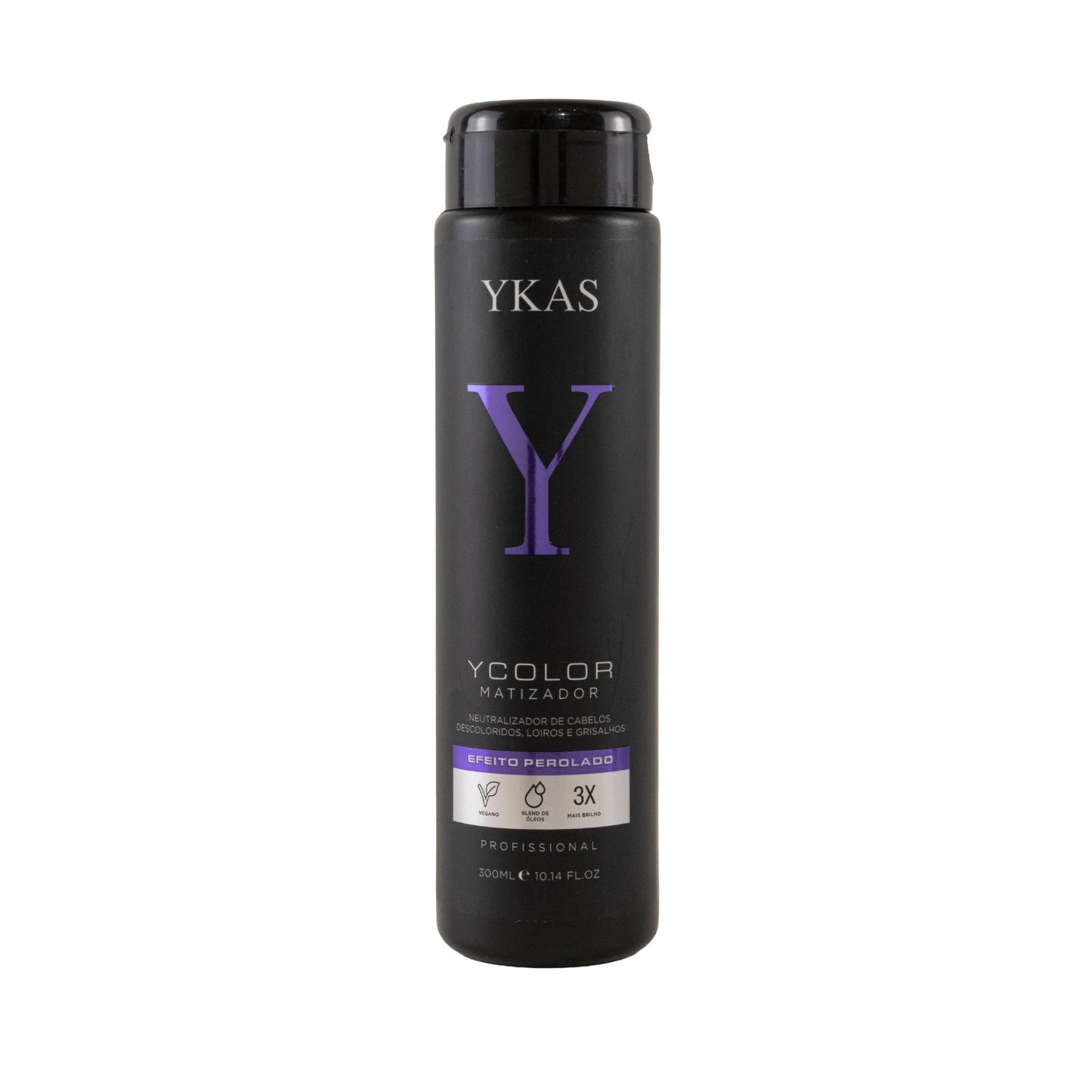 Máscara Matizadora YKAS YColor Efeito Perolado Cabelos Loiros 300 ml