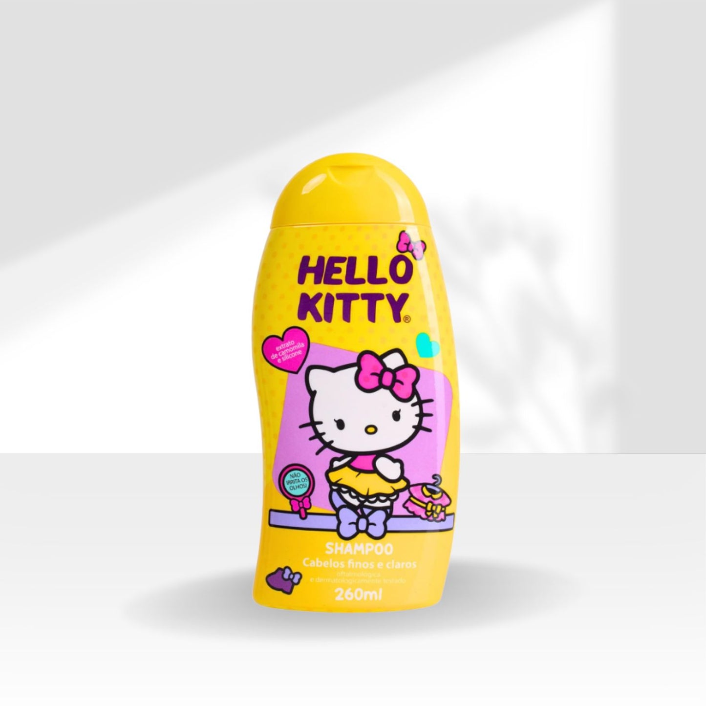 Shampoo Cia da Natureza Cabelos Finos e Claros Hello Kitty 260 ml
