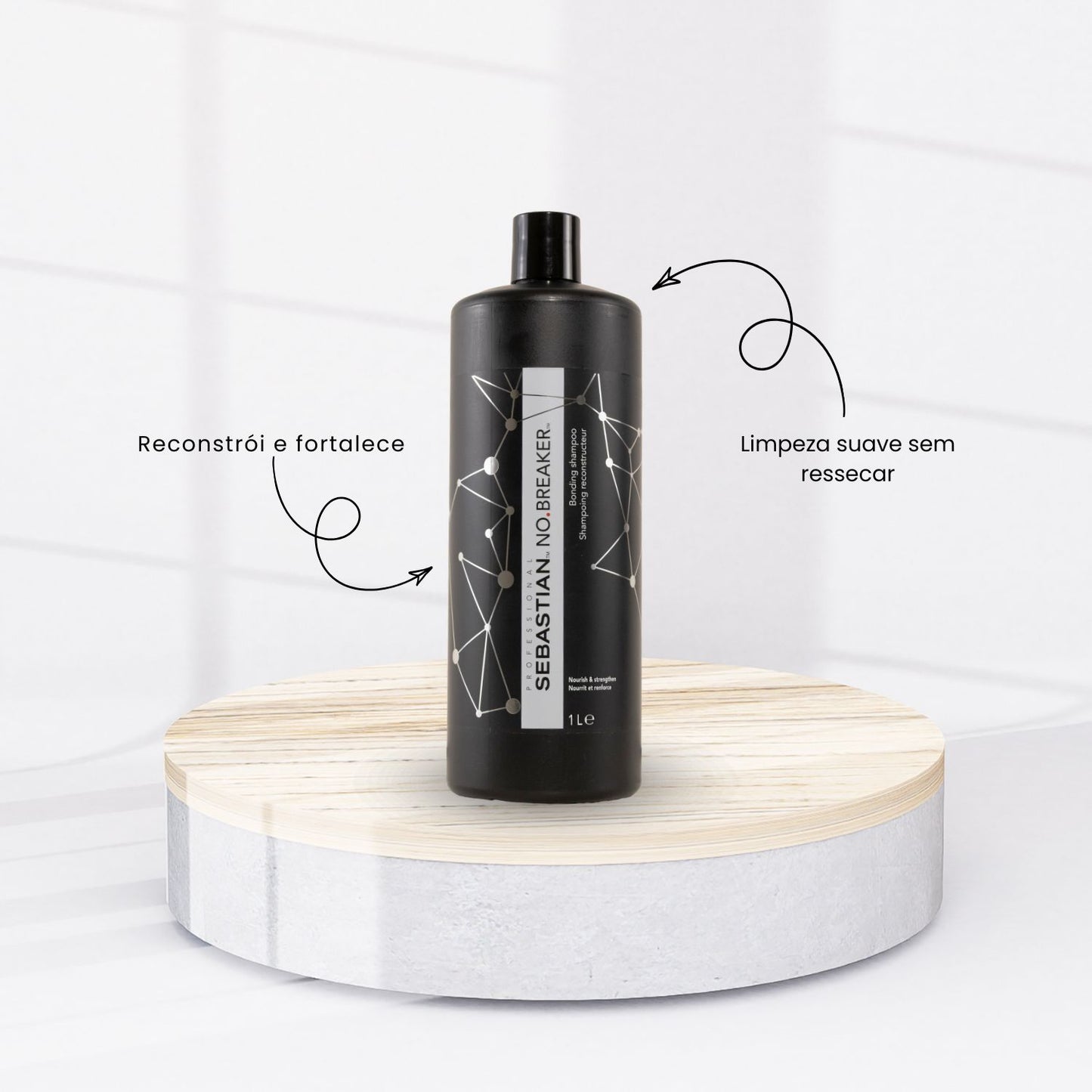 Shampoo Sebastian No Breaker Reconstrutor Capilar 1 L