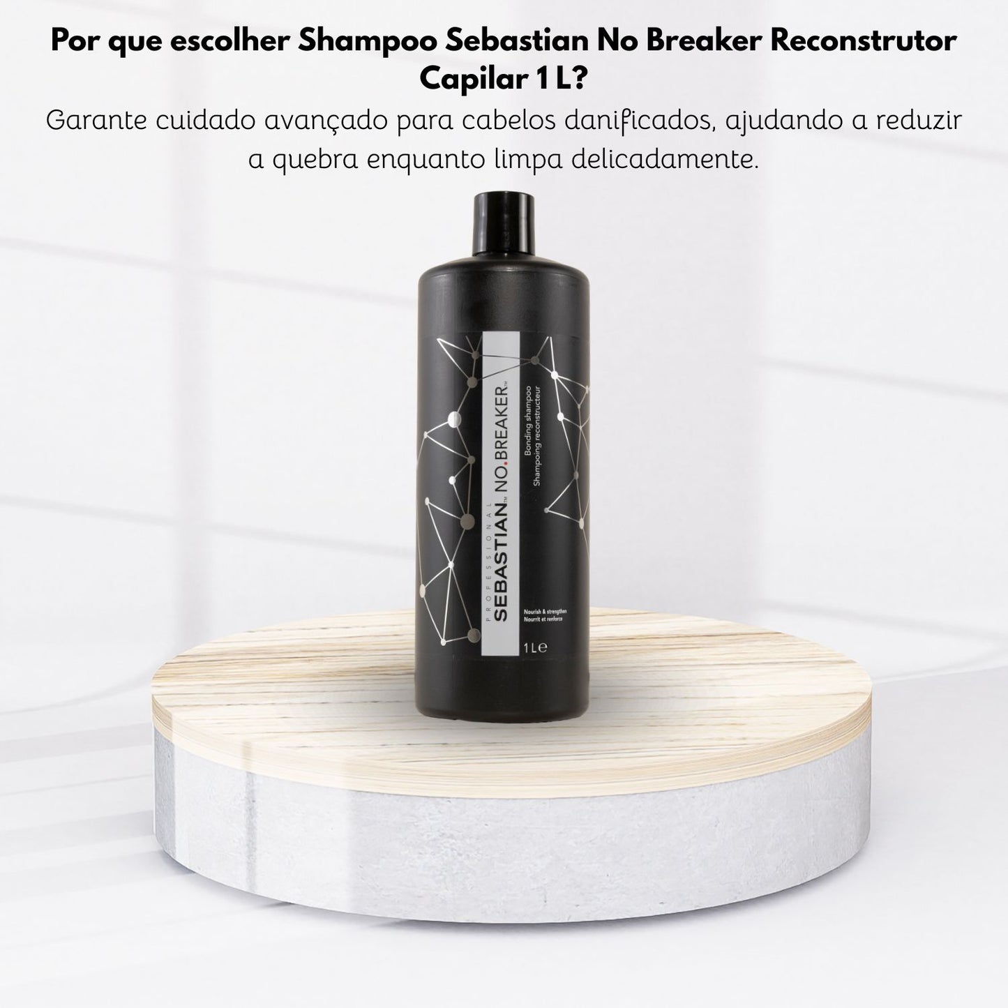 Shampoo Sebastian No Breaker Reconstrutor Capilar 1 L