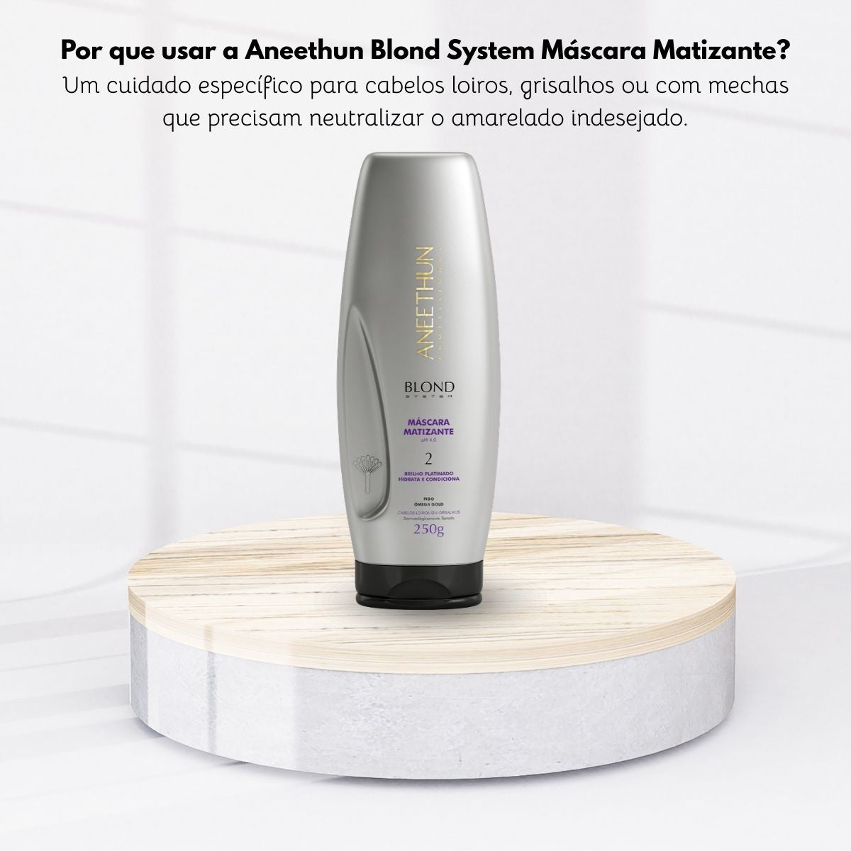 Máscara Aneethun Blond Matizante 250 g