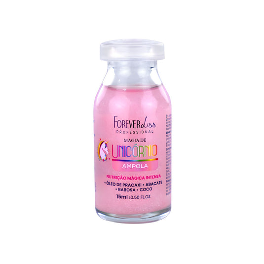 Ampola Forever Liss Magia de Unicórnio Hidratação Intensiva 15 ml