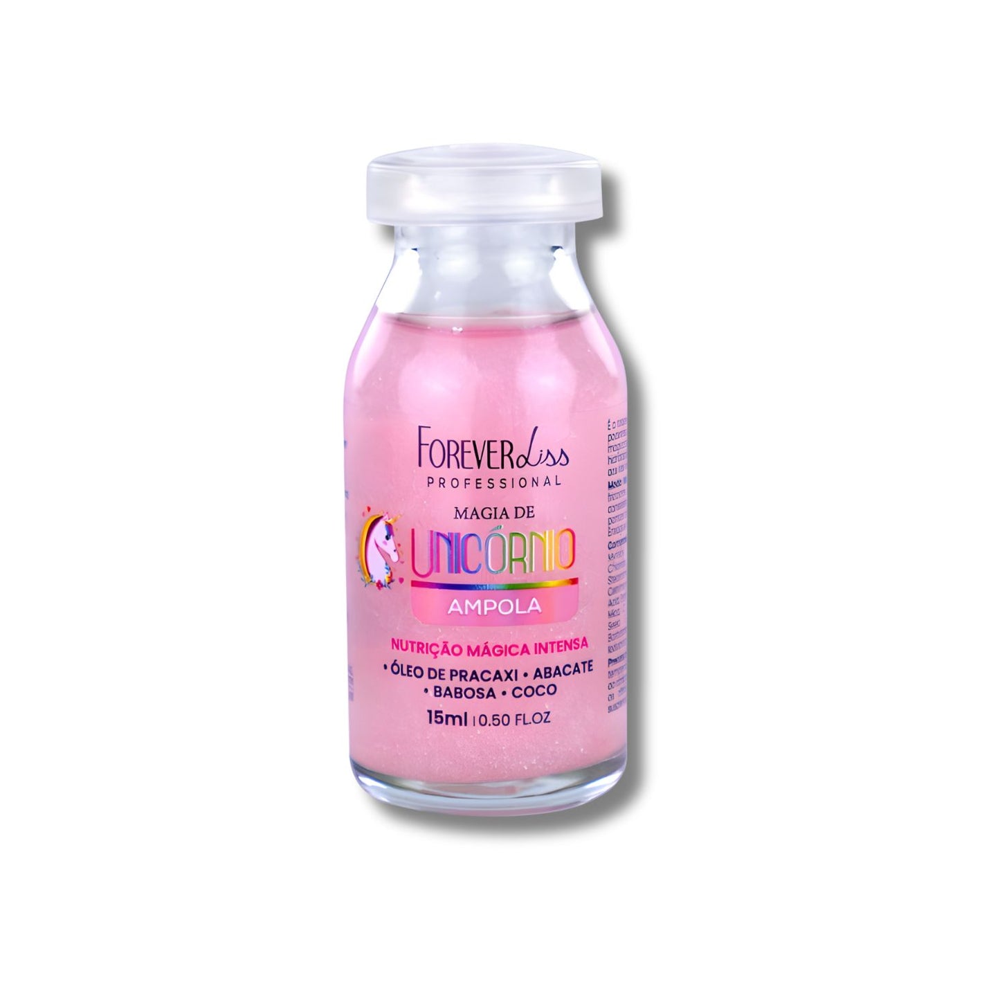 Ampola Forever Liss Magia de Unicórnio Hidratação Intensiva 15 ml