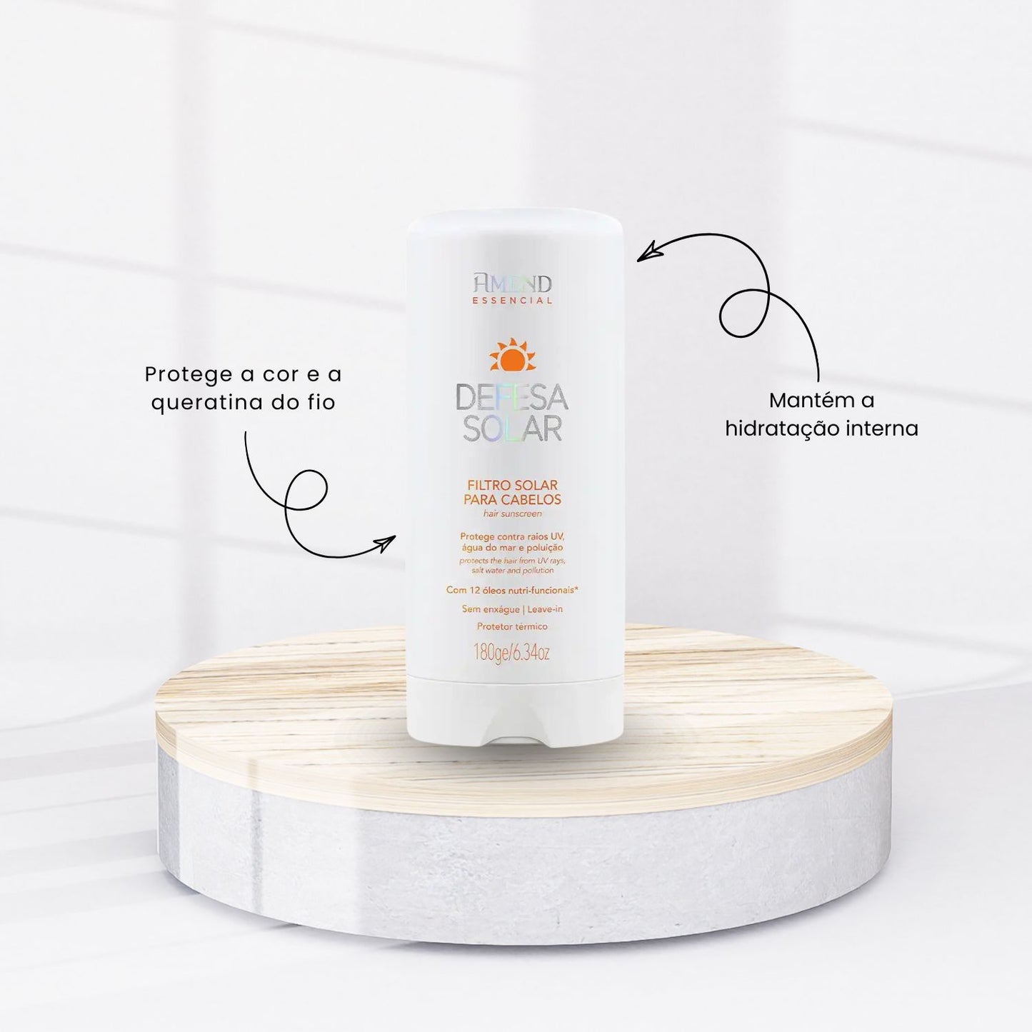 Filtro Solar Amend Essencial Defesa Solar Proteção Térmica 180 g
